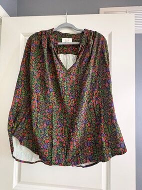 Xirena Ameli Floral Printed Long Sleeve Top